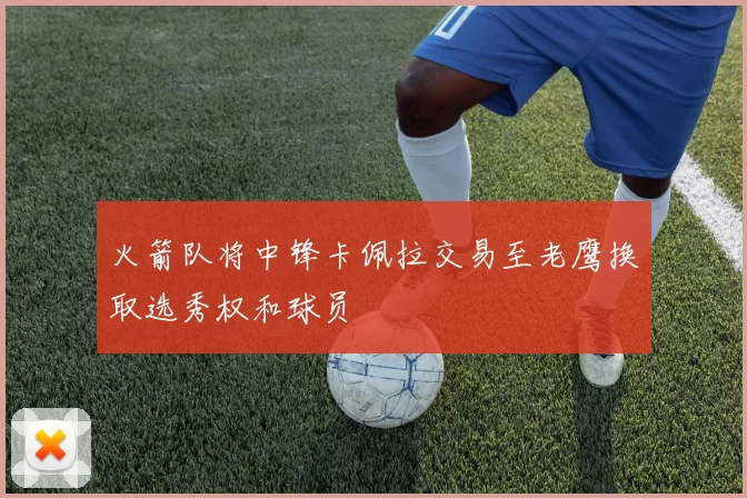 火箭队将中锋卡佩拉交易至老鹰换取选秀权和球员